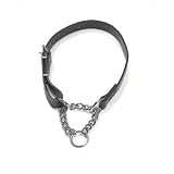 Review DOG_COLLARS  / Ancol Leather & Chain Choke Collar Black 24??