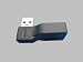 NEW Design! USB Adapter - Right (90°) Angled RIGHT-HAND: USB-A-4P Male to USB-A-4P Female