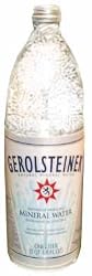 Gerolsteiner Naturally Sparkling Mineral Water, 1L-GLASS