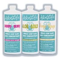 Whole Leaf Aloe Vera Juice Concentrate-Orange/Papaya - 16 oz - Liquid
