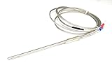 熱電対 プローブセンサー サーモカップル Kタイプ １１００℃ Φ5X100mm 1.5ｍ