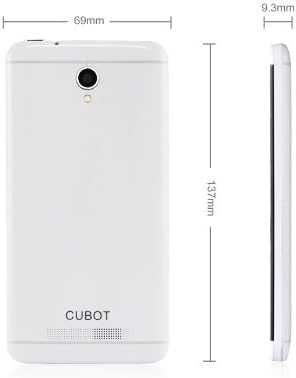 Cubot ONE 4.7" Capacitive HD LTPS 1280x720 Android 4.2 Quad Core MTK6589T 1.5GHz 3G Smartphone Android Phone with Wi-Fi, 5.0MP & 12.0MP Dual Camera & GPS/A-GPS (1GB RAM & 8GB ROM) (White)