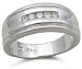 Sterling Silver Men's Wedding Band
