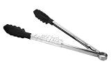Cuisipro 12 Silicone Tongs - Black (12)