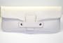 Soft Faux Leather Sunglass Case in Cream Color