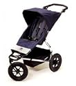 2008 Mountain Buggy Urban Single Stroller - Navy Dot