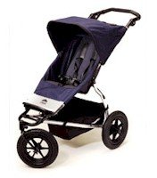 Urban Single Jogging Stroller - Navy Dot