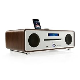 Vita Audio R4. CD, DAB/FM Radio with integrated iPod Dock - Walnut finish