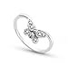Diamond Butterfly Ring