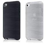 Belkin Grip Groove Case 2-Pack for iPod touch 4G (Black/Clear)