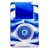 reEVOlutions iSkin eVo2 Silicone Skin Case for 40 GB iPod classic 4G (Wild Side Blue/White Swirl)