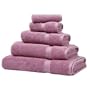 2 Pc Luxury Egyptian Cotton Combed Bath Towels Set Pink Blush