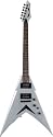 Dean V Dave Mustaine Guitar, Bolt-on Metallic Silver