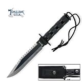 31FWbcIaSeL. SL160  Two Tone Survival Warrior, Cast Metal Handle, Nylon Sheath
