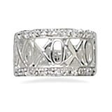 XOXO CZ Edge Ring