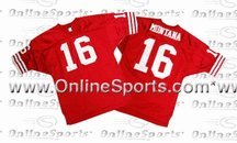 Joe Montana San Francisco 49ers Authentic Style Throwback Football Jersey