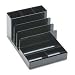 Universal 53502 3-Vertical Sections 5-Compartments Plastic Desk Organizer (Black)