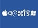 Coexist operating systems decal sticker apple sky OS windows mac google chrome linux software