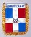 Dominican Republic - Window Hanging Flags