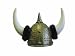 18243 Gold Viking Helmet With Fur & Spike Top