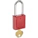 Master Lock 410 Series Zenex Lockout/Tagout Padlock, Keyed Alike, Master Keyed, 1-3/4" Body Length, 1-1/2 Shackle Clearance