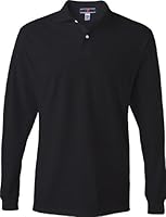 Jerzees Men's Long-Sleeve Jersey Polo