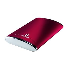 Iomega 160 GB eGo Portable Hard Drive USB 2.0 Ruby Red   33985