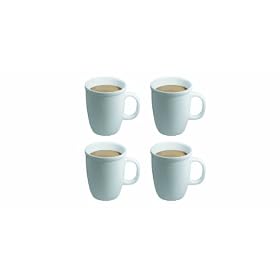 Bodum Copenhagen 10-Ounce Porcelain Mug Set, Set of 4: Kitchen &amp; Dining