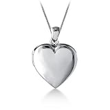 Sterling Silver Plain Heart Pendant
