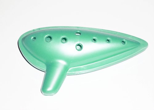 Childrens Toyshop  Musical Instruments : New Deluxe Zelda Ocarina Flute "Sweet Potato" - Green