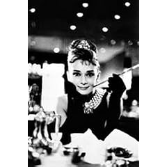 1art1 31928 Frühstück bei Tiffany - Audrey Hepburn b/w Poster (91 x 61 cm)