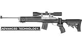 Advanced Technology RUG2200 Stock Black Side Folder Stock, Pistol Grip, Forend Rug Mini 14 30 by Advanced Technology