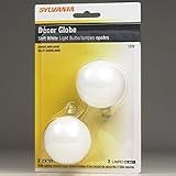 SYLVANIA LIGHTING 25WWHTG16.5CAN2 CANDELABRA BASE DECORATIVE LIGHT BULB 25W(PACK OF 6)