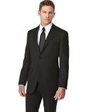 DKNY Two Button Black Downtown Suit