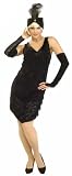 Super Deluxe Black 20s Flapper Costume