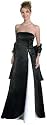 Plus Size Stylish Studded Contrast Long Front Slit A Line Tube Prom/ Bridesmaid/ Evening Gown
