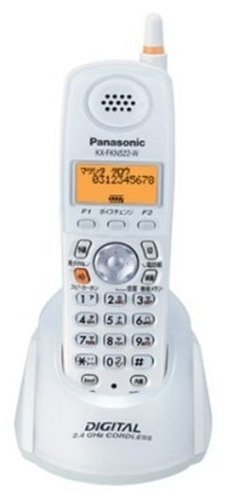Panasonic コードレス電話機用増設子機 KX-FKN522-W