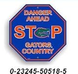 Florida Gators Stop Sign **