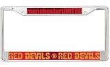 Manchester United MAN UTD Soccer Metal License Plate Frame