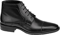 Hot Sale Johnston & Murphy Men's Larsey Cap Toe Riding Boot,Black Italian Calfskin,9.5 M US