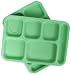 Charcoal Companion Green Cafeteria Tray, Set of 2