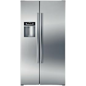 Bosch : B22CS30SNS 22 cu. ft. Linea Series Side by Side Refrigerator - Stainless Steel by Bosch