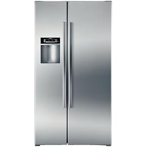 Bosch : B22CS30SNS 22 cu. ft. Linea Series Side by Side Refrigerator - Stainless Steel by Bosch
