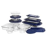 Pyrex Bakeware 19-Piece Baking Dish Set, Clear by World Kitchen