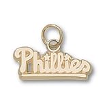Philadelphia Phillies 1/4in 10k Pendant/10kt yellow gold
