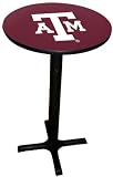 Texas A&M Aggies Pub Table with Black Commercial Base