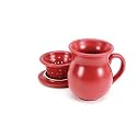 Chantal 15-Ounce Tea Mug with Infuser, Red