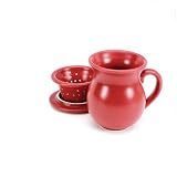 Chantal 15-Ounce Tea Mug with Infuser, Red