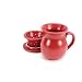 Chantal 15-Ounce Tea Mug with Infuser, Red