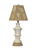 Coffee Cream Table Lamp with Paisley Shade